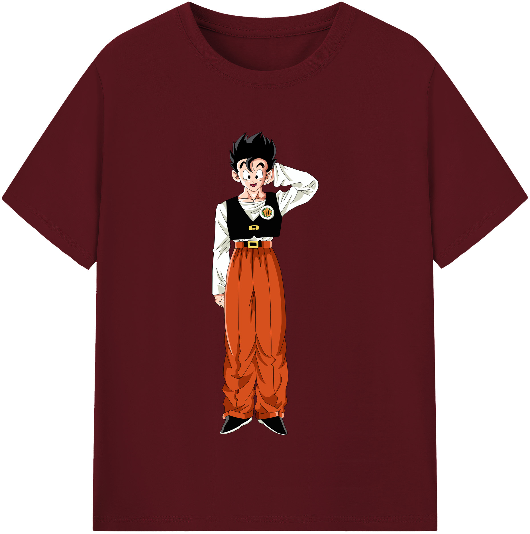 （画像用） ドラゴンボール 孫 悟飯（そんごはん）DRAGON BALL Son Gohan 綿100％半袖Tシャツ（フロントプリント）